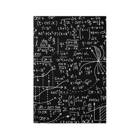 Обложка для паспорта матовая кожа с принтом Формулы в Курске, натуральная матовая кожа | размер 19,3 х 13,7 см; прозрачные пластиковые крепления | алгебра | математика | математические формулы | наука | научные формулы | формулы