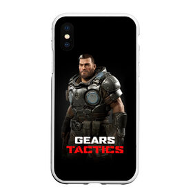 Чехол для iPhone XS Max матовый с принтом GEARS TACTICS в Курске, Силикон | Область печати: задняя сторона чехла, без боковых панелей | Тематика изображения на принте: action | game gears tactics | gears tactics | gears tactics xbox | xbox | битва gears tactics | воин | гирс тактикс | игра | игра gears tactics | иксбокс | логотип | механизмы тактики | оружие | персонажи gears tactics | солдат | сражение | ч