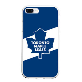 Чехол для iPhone 7Plus/8 Plus матовый с принтом Торонто Мейпл Лифс в Курске, Силикон | Область печати: задняя сторона чехла, без боковых панелей | Тематика изображения на принте: hockey | maple leafs | nhl | toronto | toronto maple leafs | usa | мейпл лифс | нхл | спорт | сша | торонто | торонто мейпл лифс | хоккей | шайба