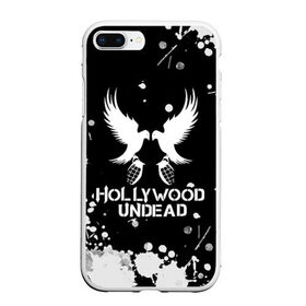 Чехол для iPhone 7Plus/8 Plus матовый с принтом Hollywood Undead в Курске, Силикон | Область печати: задняя сторона чехла, без боковых панелей | charlie scene | danny | funny man | hollywood | hollywood undead | j dog | johnny 3 tears | undead | альтернативный | андед | голивуд | голливудская нежить | группа | кранккор | метал | нежить | реп | рок | рэп | рэпкор