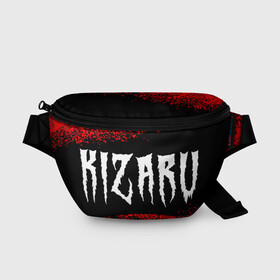 Поясная сумка 3D с принтом KIZARU / КИЗАРУ в Курске, 100% полиэстер | плотная ткань, ремень с регулируемой длиной, внутри несколько карманов для мелочей, основное отделение и карман с обратной стороны сумки застегиваются на молнию | family | haunted | kizaru | logo | music | rap | rapper | кизару | лого | логотип | логотипы | музыка | рэп | рэпер | рэперы | символ | символы | фэмили | хантед