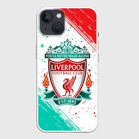 Чехол для iPhone 13 с принтом LIVERPOOL   Ливерпуль в Курске,  |  | club | footbal | liverpool | logo | знак | клуб | ливерпуль | логотип | логотипы | символ | символы | форма | футбол | футбольная | футбольный