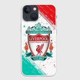 Чехол для iPhone 13 mini с принтом LIVERPOOL   Ливерпуль в Курске,  |  | club | footbal | liverpool | logo | знак | клуб | ливерпуль | логотип | логотипы | символ | символы | форма | футбол | футбольная | футбольный