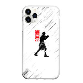 Чехол для iPhone 11 Pro Max матовый с принтом Бокс в Курске, Силикон |  | Тематика изображения на принте: boxing | боец | бои | бокс | боксер | единоборства | спорт | стойка | тренировка