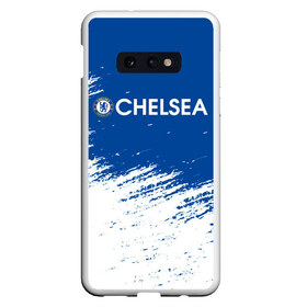 Чехол для Samsung S10E с принтом CHELSEA. в Курске, Силикон | Область печати: задняя сторона чехла, без боковых панелей | Тематика изображения на принте: chelsea | fc | football | football club | sport | спорт | спортивные | униформа | фирменные цвета | фк | футбол | футбольный клуб | челси