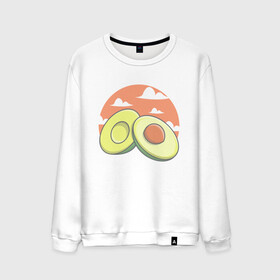 Мужской свитшот хлопок с принтом Avocado в Курске, 100% хлопок |  | avocado | avokado | kawai | kawaii | авакадо | авокадо | каваи | кавай | кавайи | кавайный | милые создания | мимими | мимишный | облака | облако | овокадо | персея | растения | рисунок | фрукт | фрукты