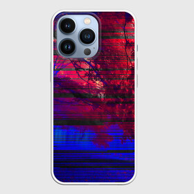 Чехол для iPhone 13 Pro с принтом Glitch Autumn в Курске,  |  | Тематика изображения на принте: autumn | forest | glitch | глитч | дерево | деревья | красный | лес | листья | осень