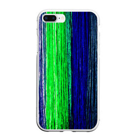 Чехол для iPhone 7Plus/8 Plus матовый с принтом GD в Курске, Силикон | Область печати: задняя сторона чехла, без боковых панелей | bright | colorful | fabric | texture | разноцветный | текстура | ткань | яркий