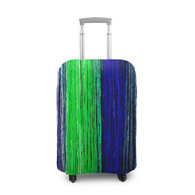 Чехол для чемодана 3D с принтом GD в Курске, 86% полиэфир, 14% спандекс | двустороннее нанесение принта, прорези для ручек и колес | bright | colorful | fabric | texture | разноцветный | текстура | ткань | яркий
