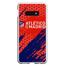 Чехол для Samsung S10E с принтом ATLETICO MADRID. в Курске, Силикон | Область печати: задняя сторона чехла, без боковых панелей | 