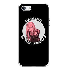 Чехол для iPhone 5/5S матовый с принтом DARLING in the FRANXX в Курске, Силикон | Область печати: задняя сторона чехла, без боковых панелей | 002 | 02 | cyber | cyberpunk | darling | franxx | japan | strelizia | two | zero | zerotwo | два | демон | дьявол | зеро | зероту | зеротул | итиго | ичиго | киберпанк | киборг | любимый | меха | милый | ноль | нольдва | робот | стрелиция | ту 