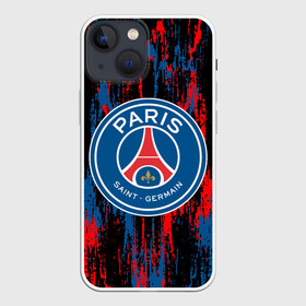 Чехол для iPhone 13 mini с принтом PSG. в Курске,  |  | fc | football | football club | paris saint germain | psg | sport | пари сен жермен | париж | псж | спорт | уефа | униформа | фирменные цвета | фк | франция | французский футбольный клуб | футбол | футбольный клуб