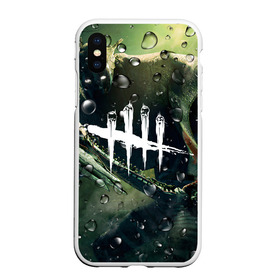 Чехол для iPhone XS Max матовый с принтом Dead by Daylight в Курске, Силикон | Область печати: задняя сторона чехла, без боковых панелей | dbd | dead by daylight | esport | games | survival horror | дбд | дед бай дейлайт | игроки | игролюбители | игроманы | игры | киберспорт | мертвы к рассвету