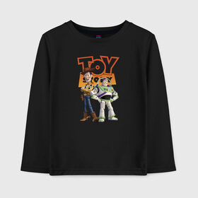 Детский лонгслив хлопок с принтом Toy Story в Курске, 100% хлопок | круглый вырез горловины, полуприлегающий силуэт, длина до линии бедер | buzz lightyear | disney | pixar | toy story | vdkimel | woody | базз лайтер | вуди | дисней | история игрушек | пиксар