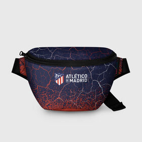 Поясная сумка 3D с принтом ATLETICO MADRID / Атлетико в Курске, 100% полиэстер | плотная ткань, ремень с регулируемой длиной, внутри несколько карманов для мелочей, основное отделение и карман с обратной стороны сумки застегиваются на молнию | atletico | club | footbal | logo | madrid | атлетико | знак | клуб | логотип | логотипы | мадрид | символ | символы | форма | футбол | футбольная | футбольный