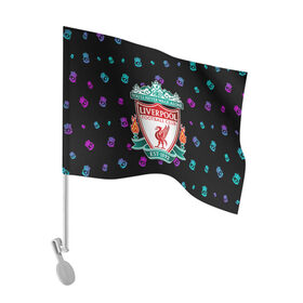 Флаг для автомобиля с принтом LIVERPOOL / Ливерпуль в Курске, 100% полиэстер | Размер: 30*21 см | club | footbal | liverpool | logo | знак | клуб | ливерпуль | логотип | логотипы | символ | символы | форма | футбол | футбольная | футбольный