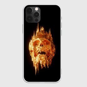 Чехол для iPhone 12 Pro Max с принтом Golden Skull в Курске, Силикон |  | cool | cyborg | decoration | fashion | fear | ghost | haloween | head | horror | robot | skeleton | skull | technology | голова | киборг | круто | мода | призрак | робот | скелет | технологии | ужас | украшение | хеллоуин | череп