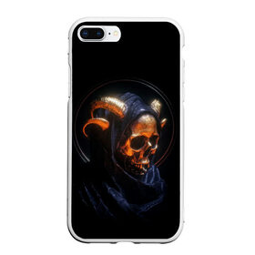 Чехол для iPhone 7Plus/8 Plus матовый с принтом Golden skull | 1.1 в Курске, Силикон | Область печати: задняя сторона чехла, без боковых панелей | cool | cyborg | decoration | fashion | fear | ghost | halloween | head | horror | robot | skeleton | skull | technology | голова | киборг | круто | мода | призрак | робот | скелет | технологии | ужас | украшение | хеллоуин | череп
