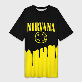 Платье-футболка 3D с принтом Nirvana. в Курске,  |  | music | nirvana | rock | smile | американская рок группа | гранж | известные личности | крист новоселич | курт кобейн | музыка | музыканты | нирвана | панк рок | певцы | рок | смайл | хард рок | хэви металл