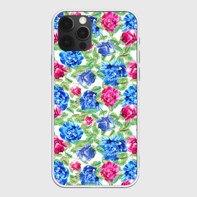 Чехол для iPhone 12 Pro Max с принтом Floral Pattern в Курске, Силикон |  | floral | floral pattern | flower | flowers | flowers pattern | pattern | листья | патерн | паттерн | рисунок | цветки | цветочки | цветочная клумба | цветочный паттерн | цветы | цветы фон