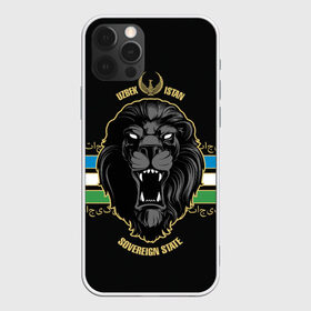 Чехол для iPhone 12 Pro Max с принтом Узбекистан в Курске, Силикон |  | crescent | crown | eagle | flag | islam | king | lion | republic | stars | uzbekistan | звезды | ислам | король | корона | лев | орел | полумесяц | республика | узбекистан | флаг | царь