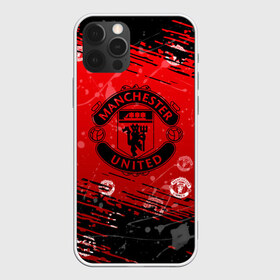 Чехол для iPhone 12 Pro Max с принтом MANCHESTER UNITED в Курске, Силикон |  | 