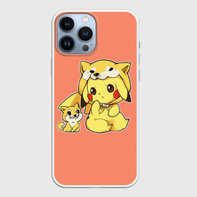 Чехол для iPhone 13 Pro Max с принтом Pikachu Pika Pika в Курске,  |  | pika | pikachu | аниме | детская | детям | игры | молния | мышка | мышь | пика | пикачу | покемон | покемоны