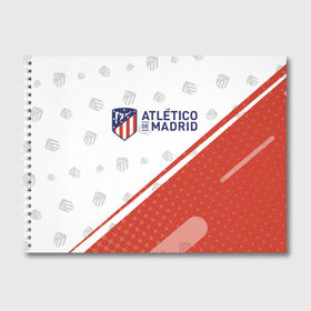 Альбом для рисования с принтом ATLETICO MADRID Атлетико в Курске, 100% бумага
 | матовая бумага, плотность 200 мг. | Тематика изображения на принте: atletico | club | footbal | logo | madrid | атлетико | знак | клуб | логотип | логотипы | мадрид | символ | символы | форма | футбол | футбольная | футбольный