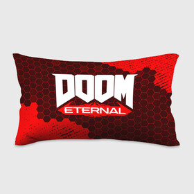 Подушка 3D антистресс с принтом DOOM ETERNAL / ДУМ ЭТЕРНАЛ в Курске, наволочка — 100% полиэстер, наполнитель — вспененный полистирол | состоит из подушки и наволочки на молнии | bfg | brutal | doom | eternal | ethernal | game | games | logo | дум | игра | игры | лого | логотип | логотипы | символ | символы | этернал