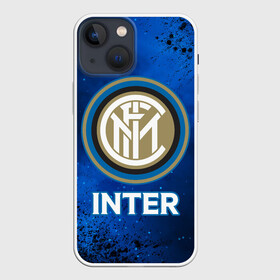 Чехол для iPhone 13 mini с принтом INTER   Интер в Курске,  |  | club | footbal | inter | internazionale | logo | milan | знак | интер | интернационале | клуб | логотип | логотипы | милан | символ | символы | форма | футбол | футбольная | футбольный