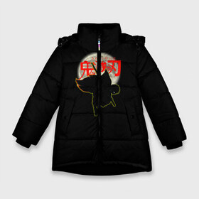 Зимняя куртка для девочек 3D с принтом Kimetsu No Yaiba Zinetsu в Курске, ткань верха — 100% полиэстер; подклад — 100% полиэстер, утеплитель — 100% полиэстер. | длина ниже бедра, удлиненная спинка, воротник стойка и отстегивающийся капюшон. Есть боковые карманы с листочкой на кнопках, утяжки по низу изделия и внутренний карман на молнии. 

Предусмотрены светоотражающий принт на спинке, радужный светоотражающий элемент на пуллере молнии и на резинке для утяжки. | anime | demon | demon slayer | demon slayer: kimetsu no yaiba | kimetsu no yaiba | nezuko | shinobu | slayer | tanjiro | zenitsu | аниме | анимэ | гию томиока | зенитцу | иноске хашибира | кимоно | клинок | клинок рассекающий демонов | незуко | танджиро |