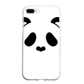 Чехол для iPhone 7Plus/8 Plus матовый с принтом Panda в Курске, Силикон | Область печати: задняя сторона чехла, без боковых панелей | Тематика изображения на принте: panda | животные | медведь | мишка | панда