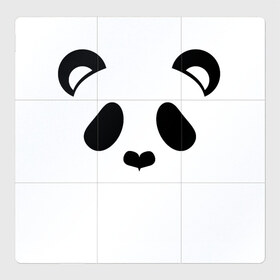 Магнитный плакат 3Х3 с принтом Panda в Курске, Полимерный материал с магнитным слоем | 9 деталей размером 9*9 см | panda | животные | медведь | мишка | панда
