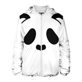 Мужская куртка 3D с принтом Panda в Курске, ткань верха — 100% полиэстер, подклад — флис | прямой крой, подол и капюшон оформлены резинкой с фиксаторами, два кармана без застежек по бокам, один большой потайной карман на груди. Карман на груди застегивается на липучку | Тематика изображения на принте: panda | животные | медведь | мишка | панда
