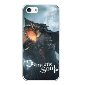 Чехол для iPhone 5/5S матовый с принтом Demons Souls в Курске, Силикон | Область печати: задняя сторона чехла, без боковых панелей | armor | dark souls | demons souls | dragon | fire | games | knight | namco bandai | nextgen | playstation 5 | praise the sun | ps5 | броня | восславь солнце | дарк соулс | демон соулс | дракон | игры | некстген | огонь | плейстейшен 5 | пс5 | рыцарь | тем