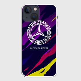 Чехол для iPhone 13 mini с принтом Mercedes Benz в Курске,  |  | benz | mercedes | mercedes benz | sport | абстракция | бенз | бэнц | линии | лого | логотип | мерс | мерседес | мэрс | мэрседес | спорт