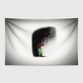 Флаг-баннер с принтом UNDERTALE в Курске, 100% полиэстер | размер 67 х 109 см, плотность ткани — 95 г/м2; по краям флага есть четыре люверса для крепления | sans | undertale | андертале | андертейл | гтвукефду | игра | подземная история | подземная сказка | санс | ундертале