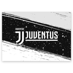 Поздравительная открытка с принтом JUVENTUS / ЮВЕНТУС в Курске, 100% бумага | плотность бумаги 280 г/м2, матовая, на обратной стороне линовка и место для марки
 | ball | club | dtynec | foot | football | italy | juventus | logo | ronaldo | sport | team | дибала | италия | клуб | лого | логотип | логотипы | огмутегы | роналдо | сборная | символ | символы | спорт | форма | футбол | футболист | футболисту | 