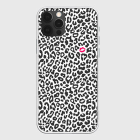 Чехол для iPhone 12 Pro Max с принтом Kiss в Курске, Силикон |  | art | background | kiss | leopard | lips | spots | texture | арт | губы | леопард | поцелуй | пятна | текстура | фон