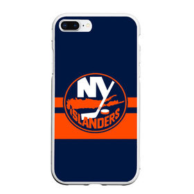 Чехол для iPhone 7Plus/8 Plus матовый с принтом NY ISLANDERS NHL в Курске, Силикон | Область печати: задняя сторона чехла, без боковых панелей | hockey | islanders | logo | new york | ny | sport | usa | исландерс | логотип | нхл | нью йорк | спорт | хоккей