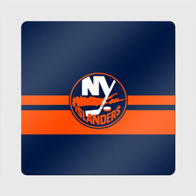 Магнит виниловый Квадрат с принтом NY ISLANDERS NHL в Курске, полимерный материал с магнитным слоем | размер 9*9 см, закругленные углы | hockey | islanders | logo | new york | ny | sport | usa | исландерс | логотип | нхл | нью йорк | спорт | хоккей