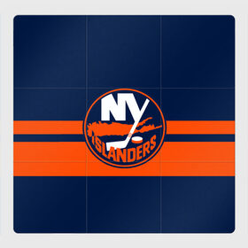 Магнитный плакат 3Х3 с принтом NY ISLANDERS NHL в Курске, Полимерный материал с магнитным слоем | 9 деталей размером 9*9 см | hockey | islanders | logo | new york | ny | sport | usa | исландерс | логотип | нхл | нью йорк | спорт | хоккей