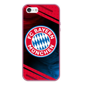 Чехол для iPhone 5/5S матовый с принтом FC BAYERN / БАВАРИЯ в Курске, Силикон | Область печати: задняя сторона чехла, без боковых панелей | bayern | club | fc | footbal | logo | бавария | знак | клуб | лого | логотип | логотипы | символ | символы | форма | футбол | футбольная | футбольный