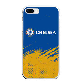 Чехол для iPhone 7Plus/8 Plus матовый с принтом CHELSEA F.C. / ЧЕЛСИ в Курске, Силикон | Область печати: задняя сторона чехла, без боковых панелей | chelsea | club | footbal | logo | знак | клуб | логотип | логотипы | символ | символы | форма | футбол | футбольная | футбольный | челси