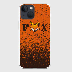 Чехол для iPhone 13 mini с принтом FOX в Курске,  |  | animals | fox | foxes | foxy | ginger | животные | лис | лиса | лисенок | лисий | лисица | лисицы | лисичка | лисички | лисы | лисята | оранжевый