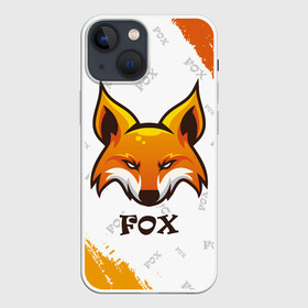 Чехол для iPhone 13 mini с принтом FOX в Курске,  |  | animals | fox | foxes | foxy | ginger | животные | лис | лиса | лисенок | лисий | лисица | лисицы | лисичка | лисички | лисы | лисята | оранжевый