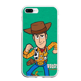 Чехол для iPhone 7Plus/8 Plus матовый с принтом Woody The Sheriff в Курске, Силикон | Область печати: задняя сторона чехла, без боковых панелей | disney | pixar | toy story | vdkimel | woody | вуди | дисней | история игрушек | пиксар