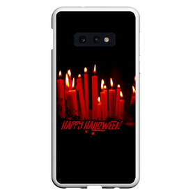 Чехол для Samsung S10E с принтом Halloween в Курске, Силикон | Область печати: задняя сторона чехла, без боковых панелей | cat | ghost | halloween | monster | skull | zombie | зомби | кладбище | кот | кошка | летучая | монстр | монстры | мышь | приведение | приведения | призрак | призраки | тыква | хэллоуин | череп