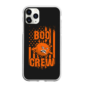 Чехол для iPhone 11 Pro Max матовый с принтом Boo Crew (covid19) в Курске, Силикон |  | Тематика изображения на принте: 19 | america | boo | cat | covid | covid 19 | covid19 | ghost | halloween | monster | ncov | zombie | америка | бу | вирус | кладбище | коронавирус | монстр | монстры | приведение | приведения | призрак | призраки | тыква | хэллоу