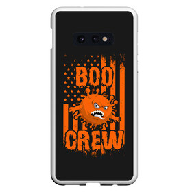 Чехол для Samsung S10E с принтом Boo Crew (covid19) в Курске, Силикон | Область печати: задняя сторона чехла, без боковых панелей | 19 | america | boo | cat | covid | covid 19 | covid19 | ghost | halloween | monster | ncov | zombie | америка | бу | вирус | кладбище | коронавирус | монстр | монстры | приведение | приведения | призрак | призраки | тыква | хэллоу